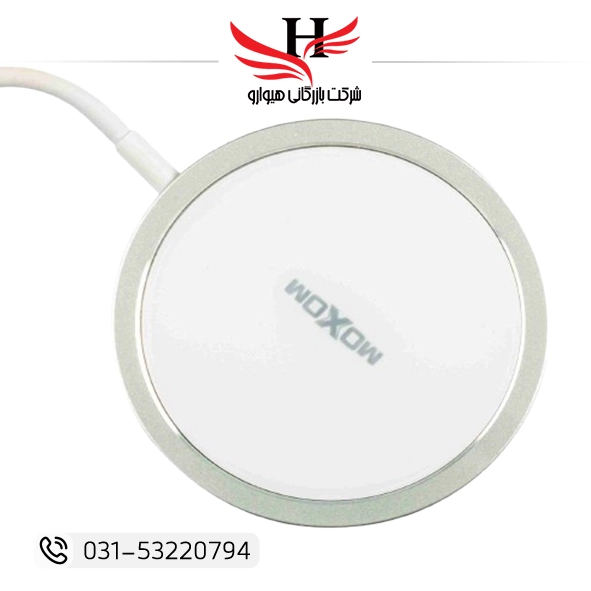 شارژر وایرلس با کابل ماکسوم MOXOM-HC61؛ خرید عمده از نمایندگی رسمی هیوارو در شهرضا و تهران